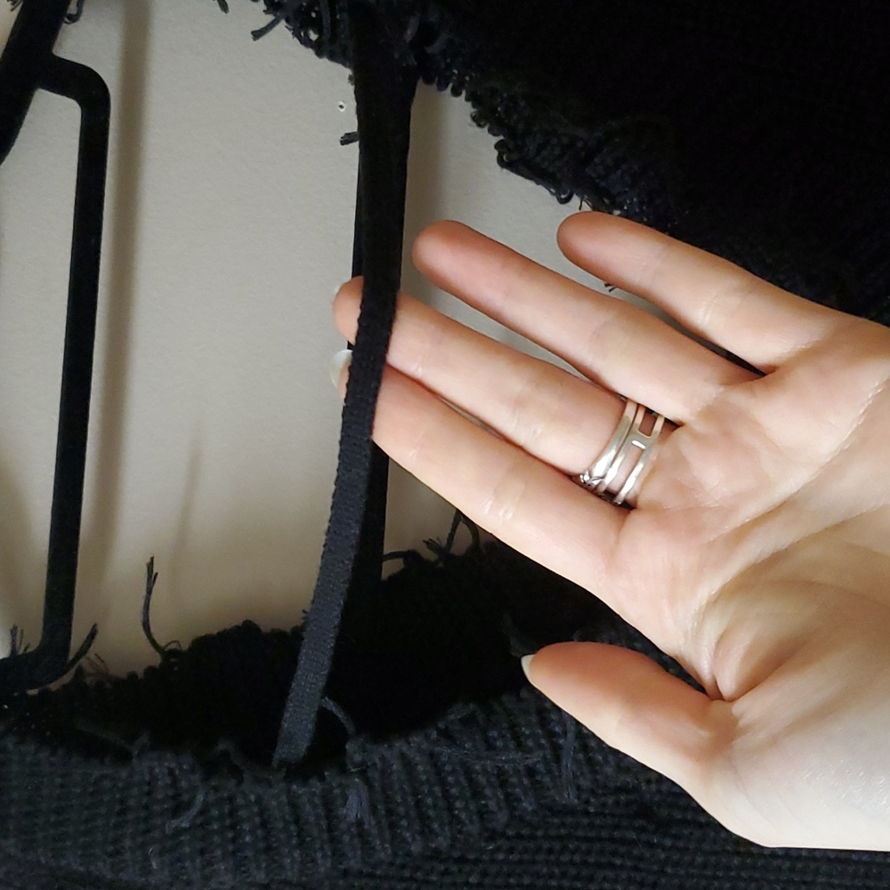 Distressed Knitted Sweater - Picture 8 of 9